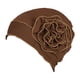 thumbnail image 1 of Turbante para pacientes con cáncer, sombreros africanos transpirables para quimioterapia. marrón, 1 of 9