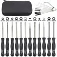 thumbnail image 1 of Set of 12 screwdrivers for adjusting the carburetors of small Echo and STIHL engines, with brush and cleaning tool kit., 1 of 5
