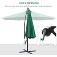 thumbnail image 4 of 10' Cantilever Hanging Tilt Offset Patio Umbrella, 4 of 10