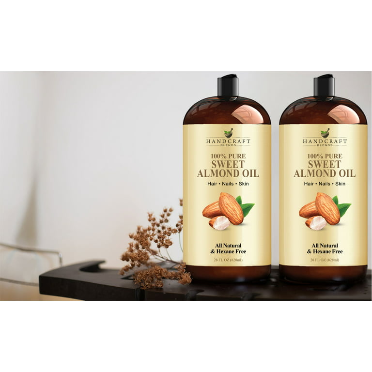 GuruNanda, 100% Pure Sweet Almond Oil Carrier Oil, 4 Oz 