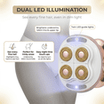 thumbnail image 2 of TAZTIR 4-Head 360° Women's Wet/Dry Electric Shaver with 2 LED Lights, USB Rechargeable, 2 of 8