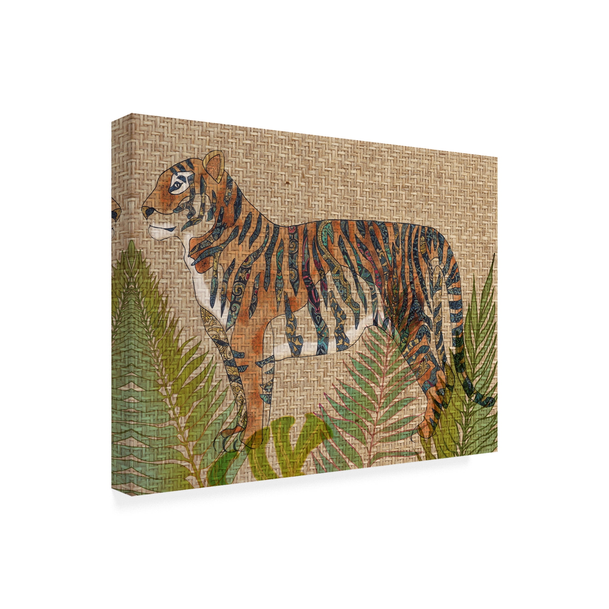 Trademark Fine Art 'Rattan Jungle II' Canvas Art by Chariklia Zarris