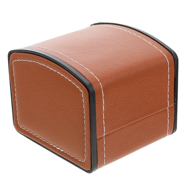 Caja para reloj individual Caja de regalo para reloj Caja de reloj de cuero PU Estuche de exhibición para reloj Caja de embalaje para reloj