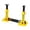 Yellow, variant on QSTDGVPW RC Car Jack Stand Diorama Display, Micro Landscape Decor, Photo Props, Miniature Red
