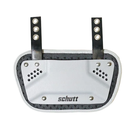 Schutt XV Varsity Football Shoulder Pad Back Plate, Size Adult, Gray/Black