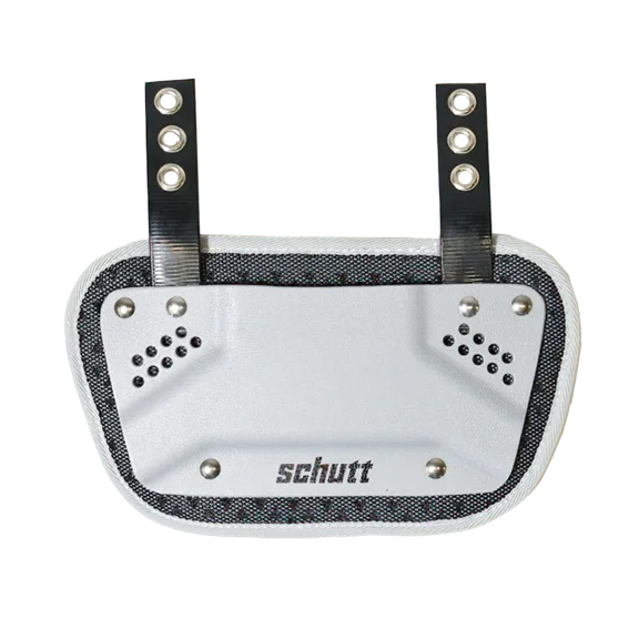 Schutt XV Varsity Football Shoulder Pad Back Plate, Size Adult, Gray/Black