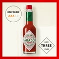 thumbnail image 3 of Tabasco Original Red Pepper Sauce, 2 oz, Regular Glass Hot Sauce Bottle, Gluten Free, 3 of 9