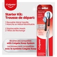 thumbnail image 3 of Colgate Keep Optic White Replaceable Head Toothbrush Starter Kit, 2 Brush Heads, 3 of 9