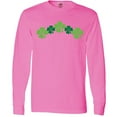 thumbnail image 3 of Inktastic Shamrock Four Leaf Clover St Patricks Long Sleeve T-Shirt, 3 of 5