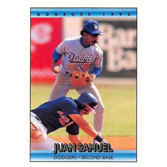 1992 Donruss Baseball 105 Juan Samuel Los Angeles Esquivers
