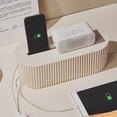 thumbnail image 4 of Moyic Caja de almacenamiento de tablero de enchufe nórdico, segura y duradera, Cables organizados, estante de soporte de enchufe de línea Cocina y Comedor Blanco, 4 of 6