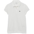 thumbnail image 1 of Lacoste Big Girl Short Sleeve Mini Pique Iconic Polo, White, 12, 1 of 2