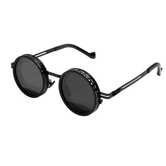 HBMYN Adjustable Tint Polarized Round Sunglasses for Men and Women - Versatile Eyewear