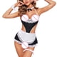 thumbnail image 3 of Gibobby Lencería sexy para mujer Día de San Valentín Mujeres Sexy Custom Lace MaidAdults Erotic Cosplay Sexy Roleplay Plus Lencería Disfraces(A, CH), 3 of 3