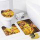 thumbnail image 4 of Erling Haaland-theme 4-Piece Shower Curtain Set with Rugs, Waterproof Bathroom Decor Set Includes Bath Mat, U-Shaped Rug, Toilet Lid Cover and Curtain with Hooks, 4 of 6