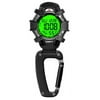 Tactical Digital, Water Resistant, Compass Clip Watch