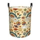 thumbnail image 1 of Balery 70s Hippie Style Cesta de ropa redonda con asas, impermeable, independiente, para ropa, juguetes, dormitorio y familia-Medium, 1 of 6