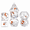 Ice cream, variant on DND Polyhedral Dice Set – Ice Cream Core Transparent Resin, 7-Piece RPG Dice for Dungeons & Dragons & Tabletop Games