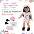 thumbnail image 3 of Emily Rose 18 Inch Doll Clothes | Lovely Pleated 18" Doll Clothing Skirt Outfit Set, Including Black Faux Suede Ankle Doll Boots! | GIFT BOXED! | Fits American Girl Dolls, 3 of 8