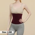 thumbnail image 2 of Faja moldeadora de cintura para mujer, faja abdominal, faja para adelgazar la cintura, paquete para reducir la protuberancia abdominal, color rojo vino., 2 of 5