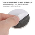 thumbnail image 4 of Unique Bargains Self Adhesive Mini Caster Wheels 360 Rotation Appliances Rollers, White 4 Pack, 4 of 7