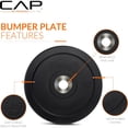 thumbnail image 3 of Set de discos de pesas CAP Barbell PRO de 100 lb con soporte, 3 of 8