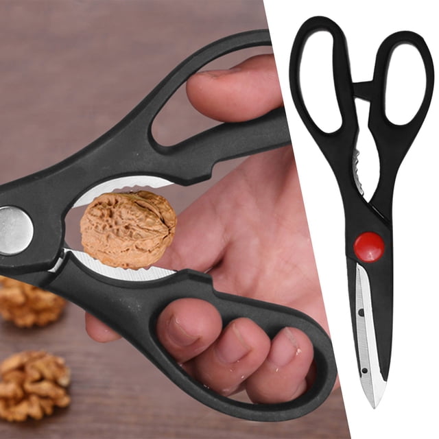 Oleegame 1PC Tomato Slicer And Lemon Slicer Household Scissors Meat Shears Fishing Tackle Snips Blue