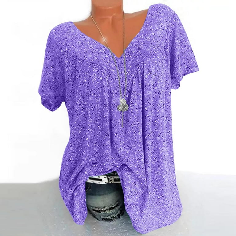 Dressy purple tops online