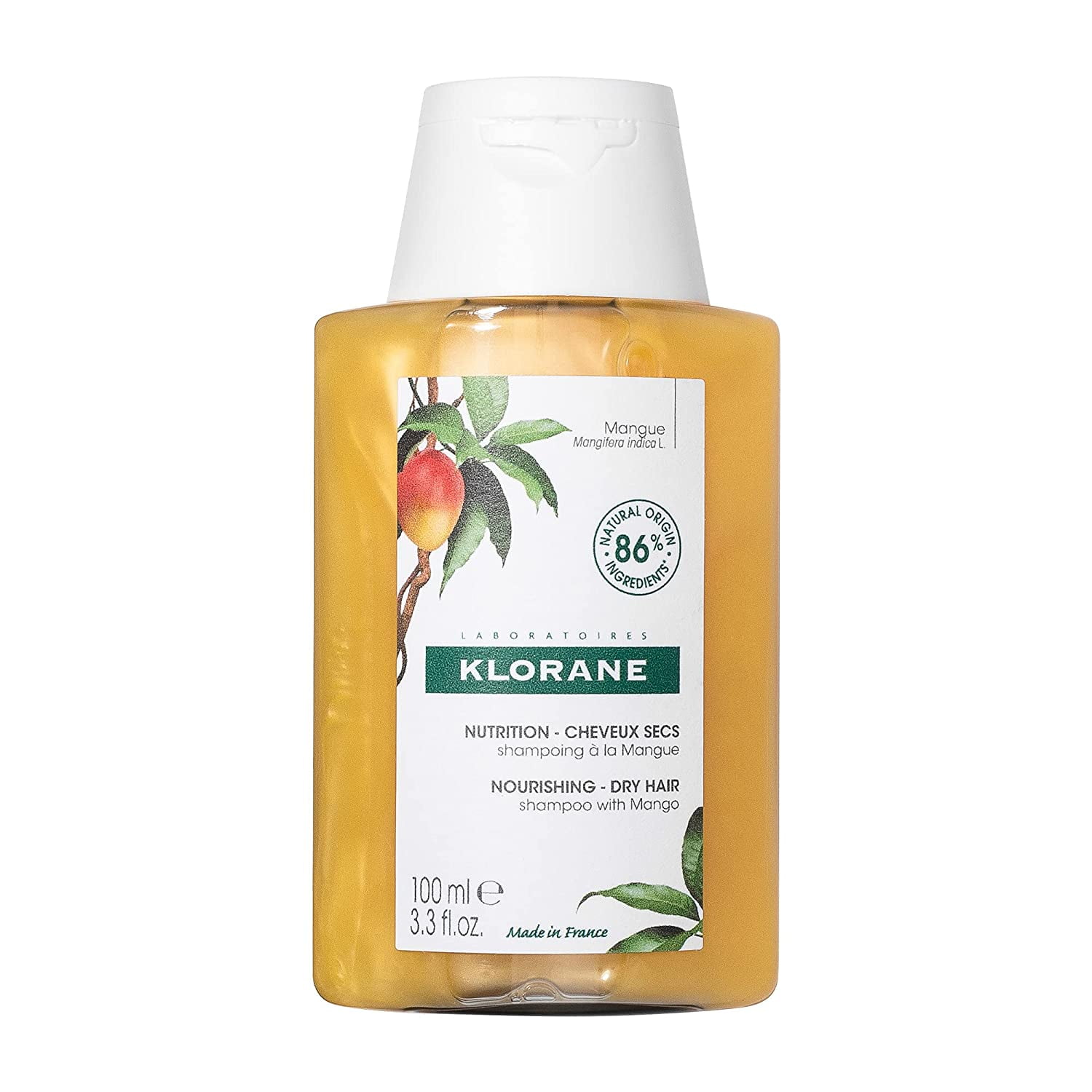 Klorane Nourishing Shampoo With Mango Butter, Moisturize and Hydrate