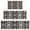 Brown Triangular Geometric-1, variant on Brown Triangular Geometric Pattern Kitchen Rugs Sets Of 3,Kitchen Runner Rugs Non Skid Washable,Decorative Kitchen Floor Mats for Kitchen,Sink,Laundry,17"x30" 17"x47" 17"x59"