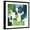 Black Frame, variant on Art.com Block Paint I Green Version Art Print by PI Studio, 16" x 16"