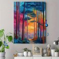 thumbnail image 4 of Colorful Forest Landscape Canvas Wall Art, Vivid Woodland Print for Living Room, Bedroom, Dining Room, Office and Home Decor, 4 of 8