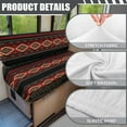 thumbnail image 6 of Uorisanigo RV Dinette Cushion Covers - Replacement Red Aztec African Tribal Camper Cushion Slipcovers - Stretch Washable Sofa Furniture Protector (1 Bench Cover & 1 Backrest Cover), 6 of 7