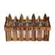 thumbnail image 3 of Soporte para macetas de madera con forma de valla, estante para macetas, jardinera decorativa para Color de la madera, 3 of 9