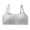 Gray, variant on Girls Sports Bra 10-14 Years Old Teen Training Lingerie, Adjustable Shoulder Strap Fixed Cup Bralette, Breathable Cotton Comfort Underwear, Seamless Supportive Puberty Vest, Non Slip Daily Top
