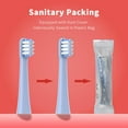 thumbnail image 4 of Replacement Toothbrush Heads Compatible with Colgate Hum Connected Smart Battery Toothbrush Refill Head, Blue, 6 Pack, 4 of 6