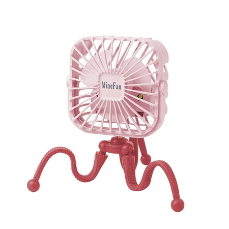 

Deformation Bracket Mini Clip Fan USB Stroller Dormitory Silent Fan Night Light