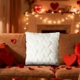 thumbnail image 7 of NANDIYNZHI Love Pillow Covers Wedding Anniversary Pillow Covers Heart Pillow Cover Plush Pillow Covers Valentines Home Decor Valentine'S Day Pillowcase Soft Throw Pillows Valentines Day Decor, 7 of 7