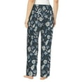 thumbnail image 3 of Uemuo Sea Shells 1 Pattern Women's Wide Leg Palazzo Lounge Pants with Pockets Light Weight Loose Comfy Casual Pajama Pants-XX-Large, 3 of 9