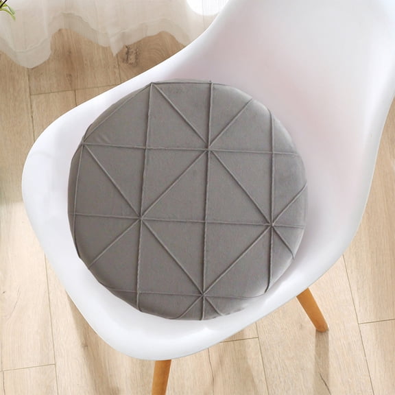 Cushion Amvlyk Chair Cushions,Seat Cushions,Chair Seat Pad Floor Cushion,Pillow Stool Pad for Indoor Outdoor Garden Patio Home Kitchen Office(15.7In)Gray