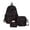 Black, variant on School Backpack Set for Girls Cute Strawberry Printed Multi Pockets Casual Daypack with Crossbody Bags and Pencil Case