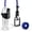 Black Sleeve, variant on LeLuv EasyOp Vibrating Penis Pump | Black 2.25" x 9" Cylinde with Black Silicone Sleeve | Black Tgrip Handle Premium Smooth Silicone Hose