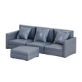 thumbnail image 1 of Milaget 1/12 Scale 3 Seater Sofa Miniature Furniture for Handcraft Life Scene Layout gray, 1 of 9