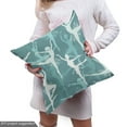 thumbnail image 4 of Ambesonne Modern Fabric by the Yard Upholstery, Ballerinas Dancing Art, 2 Yards, Teal Seafoam, 4 of 4