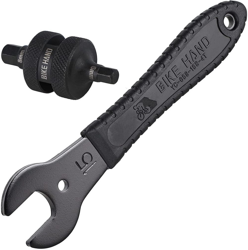 Details about   BIKEHAND Bicycle Lockring Install Removal Tool with 15/16mm Pedal Wrench 