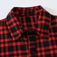 thumbnail image 5 of Big Girls Dresses Kids Belt Suit Striped Plaid Belt Shirt Casual Long Sleeve Dress Fall Clothes Size 8-9T, 5 of 9