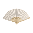 thumbnail image 5 of 50Pcs Paper Hand Fan Bamboo Handheld Folded Fan Decorative Paper Fan Wedding Party Favors (Cream), 5 of 5