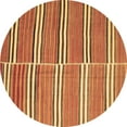 thumbnail image 1 of Ahgly Company Indoor Round Oriental Brown Traditional Area Rugs, 6' Round, 1 of 4