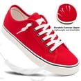 thumbnail image 3 of Ecetana Canvas Shoes for Women Slip on Casual Low Top Sneakers Womens Tennis Shoes, 3 of 7