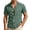 Green, variant on Mens Casual Shirts Striped Short Sleeve Button Down Lapel Blouse Comfortable Lightweight Beach Shirts for Men Black L